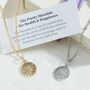 Mini Purity Mandala Necklace For Happiness, thumbnail 1 of 4
