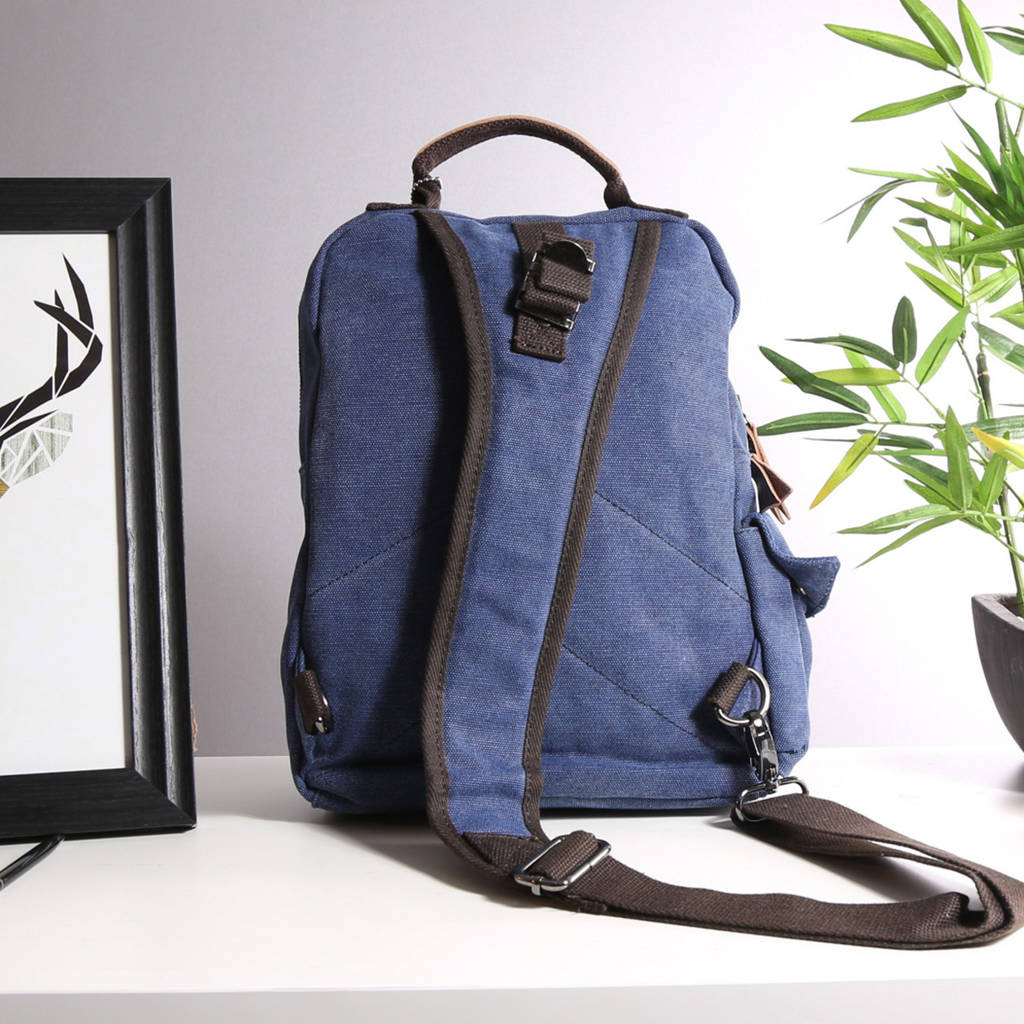 Washed Canvas Commuter Backpack By Duncan Stewart | notonthehighstreet.com