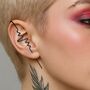 Heartbeat Sterling Silver Ear Cuff, thumbnail 3 of 7