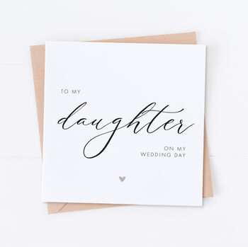 Son On The Day Wedding Card, 2 of 5