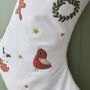 Personalised Plush Neutral Christmas Stocking, thumbnail 4 of 4