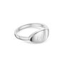 Elliptical Band Ring 925 Solid Silver, thumbnail 1 of 7