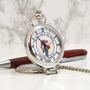 Personalised Photo Pocket Watch With Standing Lid, thumbnail 2 of 7