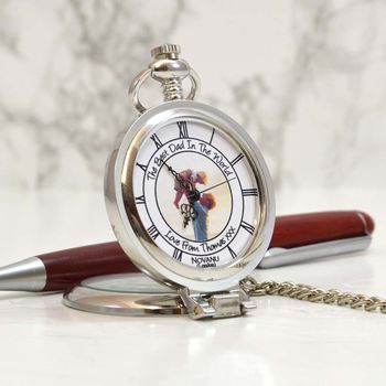 Personalised Photo Pocket Watch With Standing Lid, 2 of 7