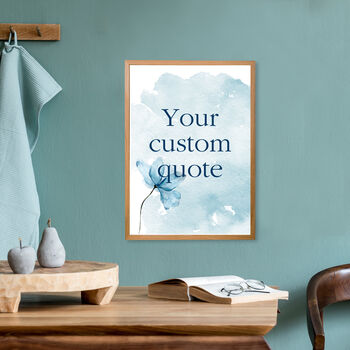 Custom Quote Print Poster, 2 of 8