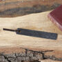 11th Anniversary Raw Metal Bookmark Steel Gift, thumbnail 3 of 11