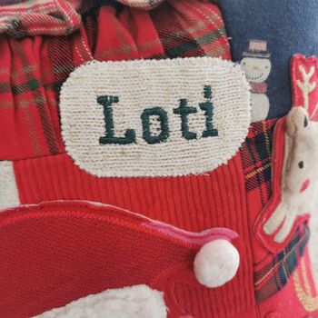 My 1st Christmas Memory Pillow Keepsake, Double Sided Cushion, Made From Baby Clothes, Personalised Decorative Keepsake Gift, 11 of 12