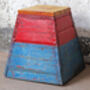 Painted Vintage Wooden Stool, thumbnail 1 of 8