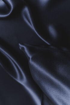 100% Mulberry Silk Pillowcase, One Piece, Midnight Blue, 7 of 7