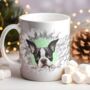 Personalised Christmas Boston Terrier Break Through, thumbnail 8 of 10