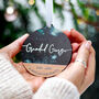 Personalised Wooden Memorial Christmas Decoration Gift, thumbnail 7 of 7