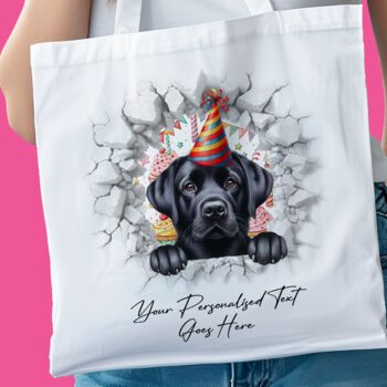 Personalised Labrador Birthday Break Through Dog, 9 of 9