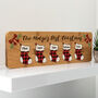 Personalised Christmas Stockings Family Sign, thumbnail 4 of 5