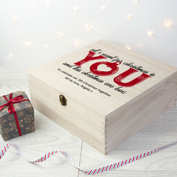 Personalised Romantic Couples Christmas Eve Box, 3 of 6