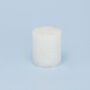 G Decor Adeline White Pearl Textured Pillar Candle, thumbnail 3 of 6