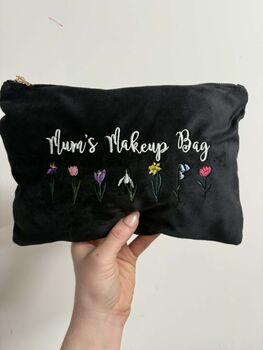 Mother's Day Embroidered Make Up Bag, 4 of 6