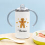 Personalised Gingerbread Kids Sippy Cup, thumbnail 1 of 7