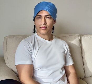 Sky Blue Soft And Breathable Tencel Unisex Sleep Mask, 2 of 8