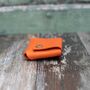 Personalised Orange Leather Wallet, thumbnail 4 of 8