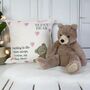 Personalised Childs Cushion With Teddy Bear, thumbnail 3 of 10