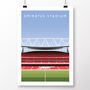 Arsenal Fc Emirates Stadium East Stand Poster, thumbnail 2 of 8