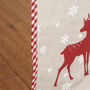 Christmas Reindeer Snowflake Table Runner, thumbnail 4 of 6