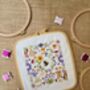 Bees And Blossoms Embroidery Pdf Pattern, thumbnail 6 of 11