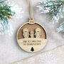 First Christmas As Grandparents Wooden Decoration, thumbnail 1 of 5