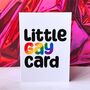 Little Gay Card Valentine's Day Card, thumbnail 1 of 6