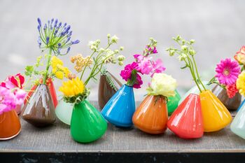 Tumbling Glass Vase Violet, 7 of 7