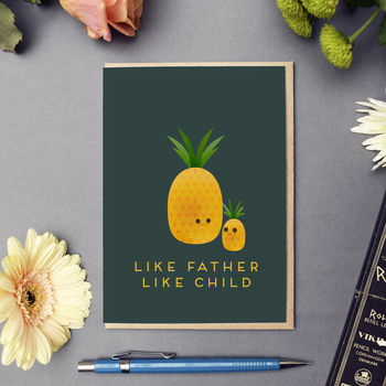 'Like Father Like Child' Father's Day Card, 2 of 4