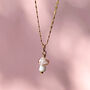 Glass Mushroom Gold Plated Necklace, thumbnail 9 of 11