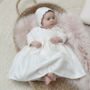 Long Sleeved Silk Baby Dress | Lara, thumbnail 1 of 10