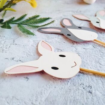Easter Bunny Cupcake Toppers, 3 of 12
