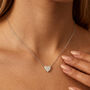 Gold Or Silver Women’s Heart Necklace, thumbnail 3 of 8