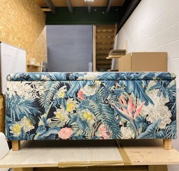 Large Ottoman In Floral Print, 3 of 5