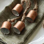 Hanging Decorative Copper Bells, thumbnail 2 of 3