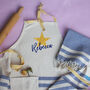 Personalised Cotton Apron, Hand Towel, Anniversary Gift, thumbnail 2 of 12