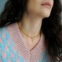 T Bar Figaro Chain Necklace, thumbnail 5 of 12