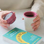 Circular Leakproof And Lockable Reusable Cup 8oz Pink, thumbnail 1 of 9