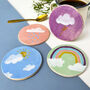 Colourful Weather Themed Coasters, thumbnail 4 of 5