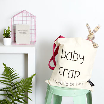 'Baby Crap… I Used To Be Fun' Tote Bag, 8 of 12
