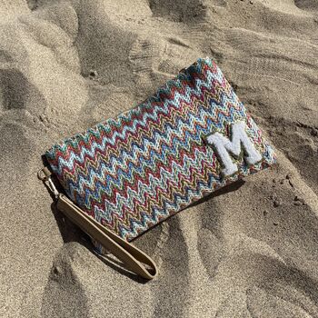 Personalised Multi Chevron Stripe Pouch, 6 of 10
