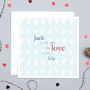 Personalised 'Love Of My Life' Valentine's Card, thumbnail 1 of 4
