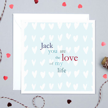 Inspirational 33 Love Of My Life Card