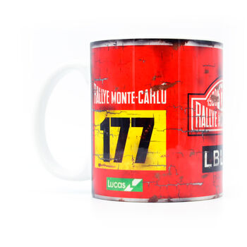 Rallye Monte Carlo Mini Classic Racing Car Coffee Mug, 4 of 4