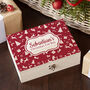 Personalised Christmas Eve Box With Festive Pattern, thumbnail 5 of 12