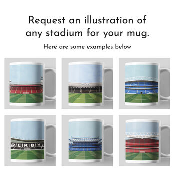 Any Football Stadium Mug Personalised Gift, 3 of 6