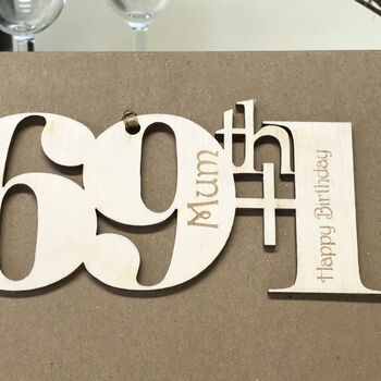 Personalised 69+One Birthday Card, 5 of 10