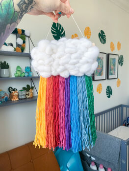 Personalised Colourful Cloud Wall Hanging, 8 of 10